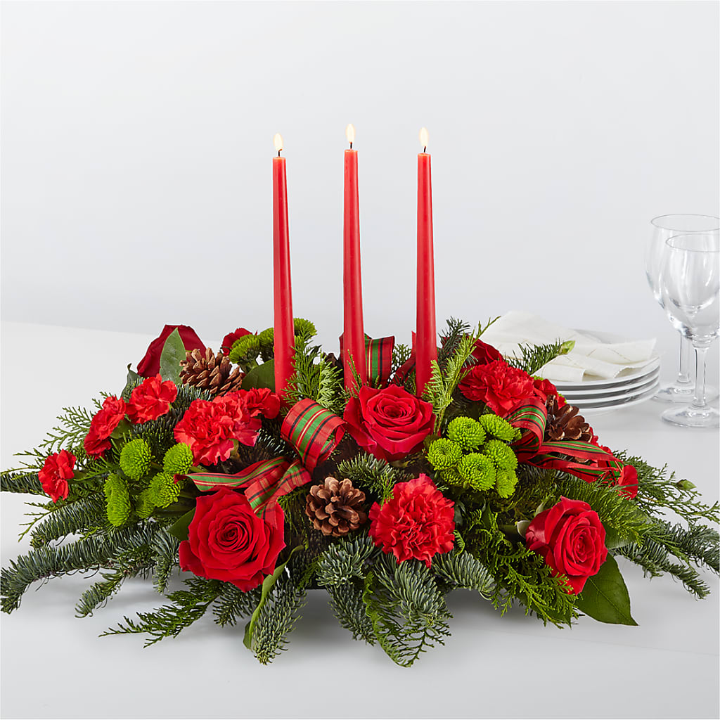 By the Candlelight Centerpiece – WILL & DEE'S FLORIST, Florence AL