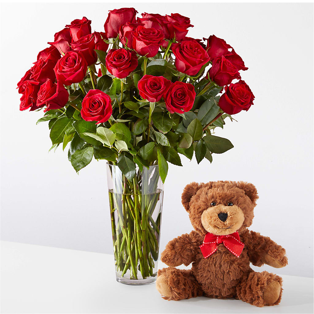 Romantic Long Stem Red Rose Bouquet Bundles – WILL & DEE'S FLORIST, Florence AL