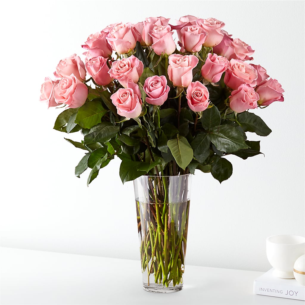 Long Stem Pink Rose Bouquet – WILL & DEE'S FLORIST, Florence AL