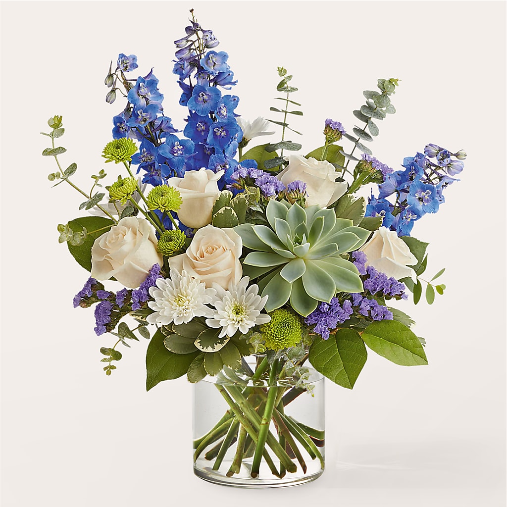 Cerulean Waves Bouquet – WILL & DEE'S FLORIST, Florence AL