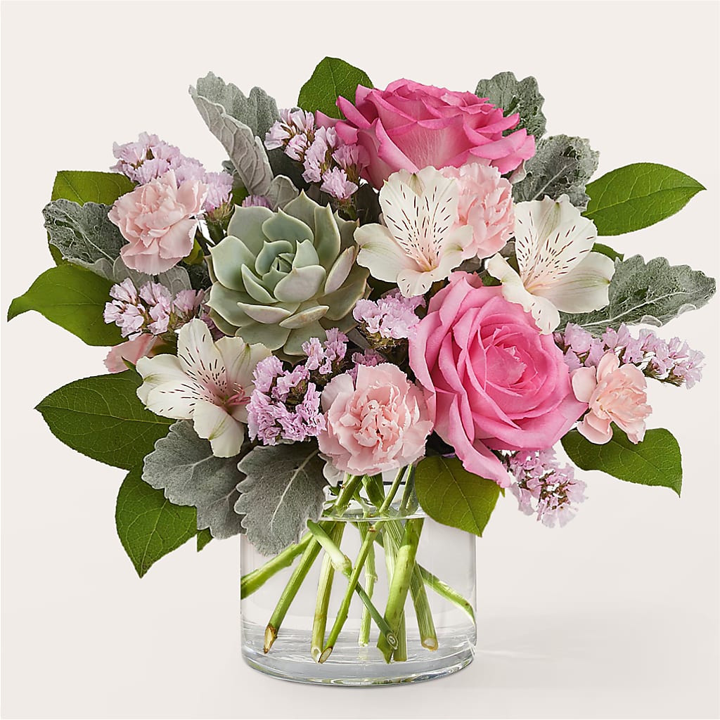 Dusty Rose Bouquet – WILL & DEE'S FLORIST, Florence AL