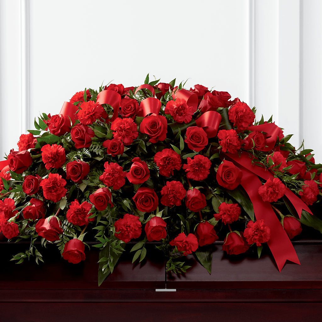 Tribute of Life Casket Spray – WILL & DEE'S FLORIST, Florence AL