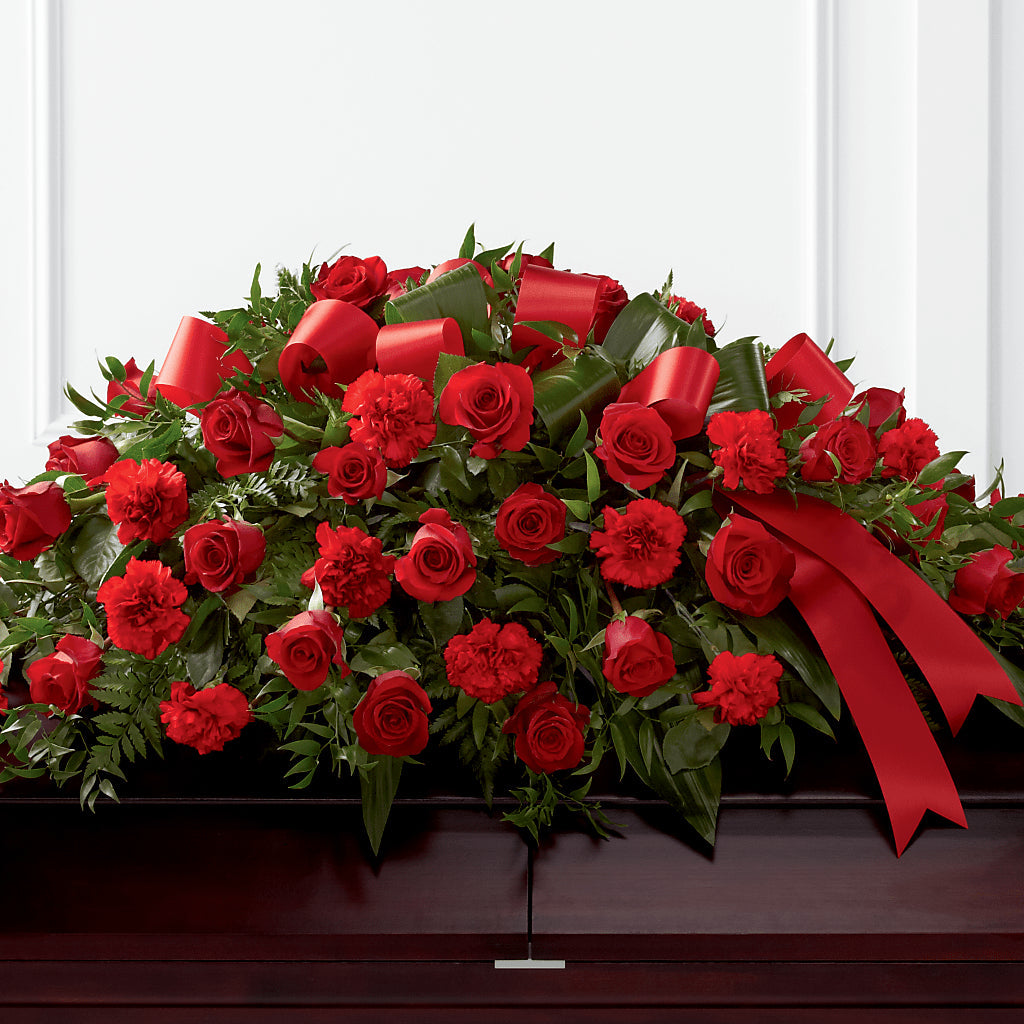Tribute of Life Casket Spray – WILL & DEE'S FLORIST, Florence AL