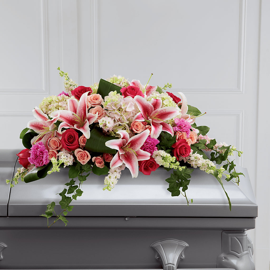 Splendid Grace Casket Spray – WILL & DEE'S FLORIST, Florence AL