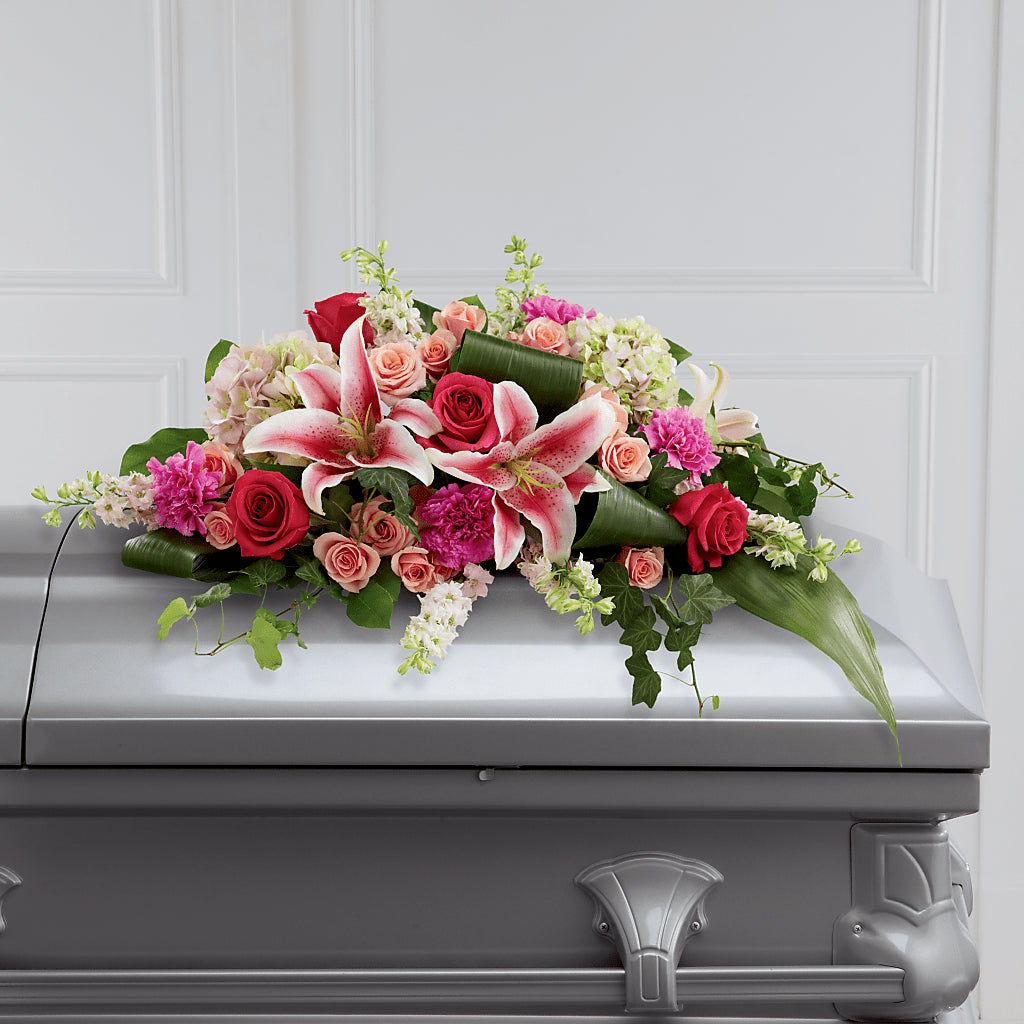 Splendid Grace Casket Spray – WILL & DEE'S FLORIST, Florence AL