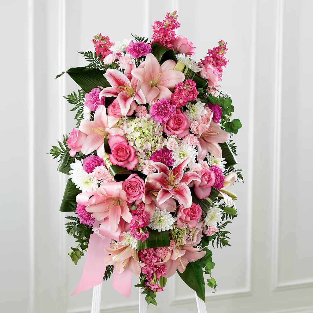 Comforting Standing Spray – WILL & DEE'S FLORIST, Florence AL