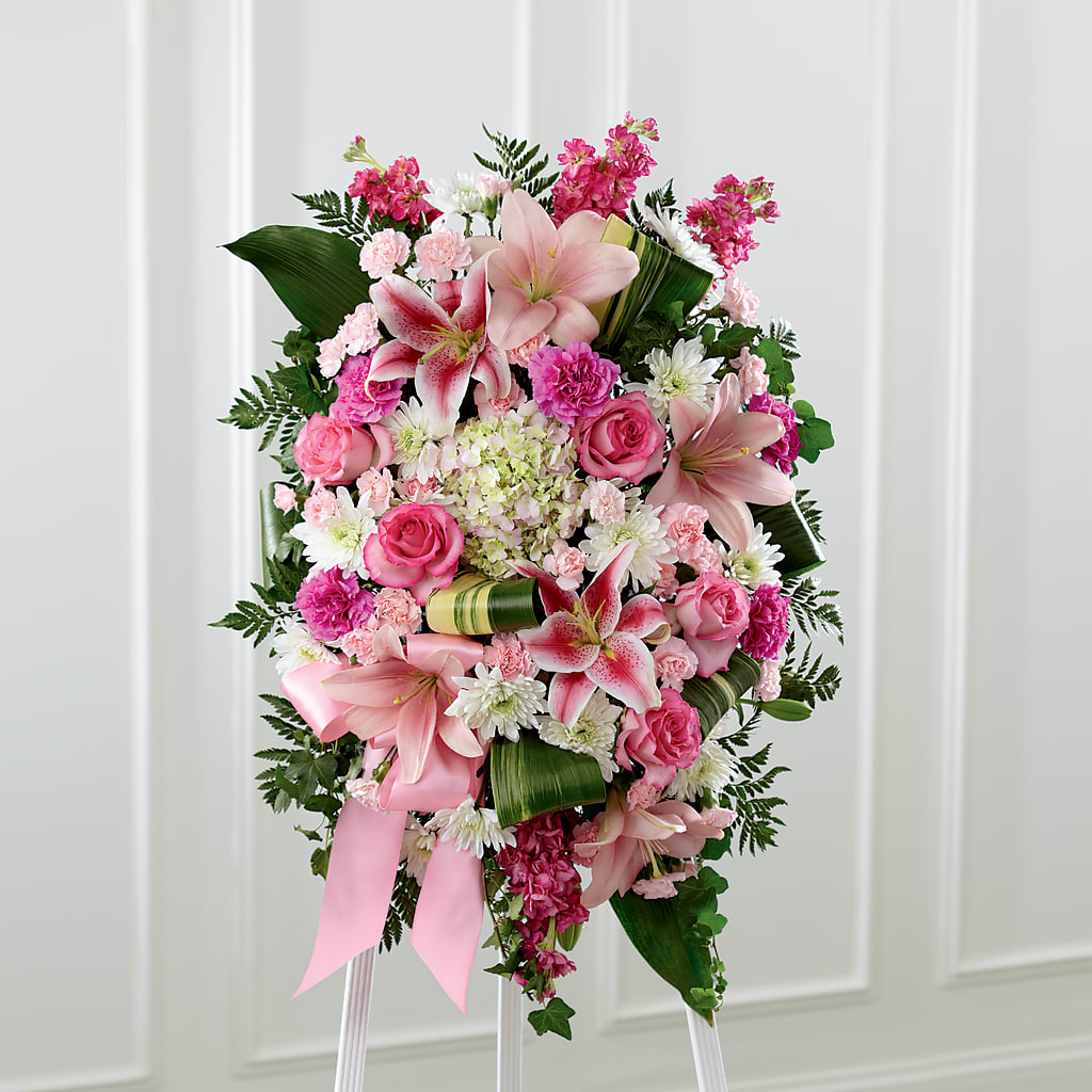 Comforting Standing Spray – WILL & DEE'S FLORIST, Florence AL