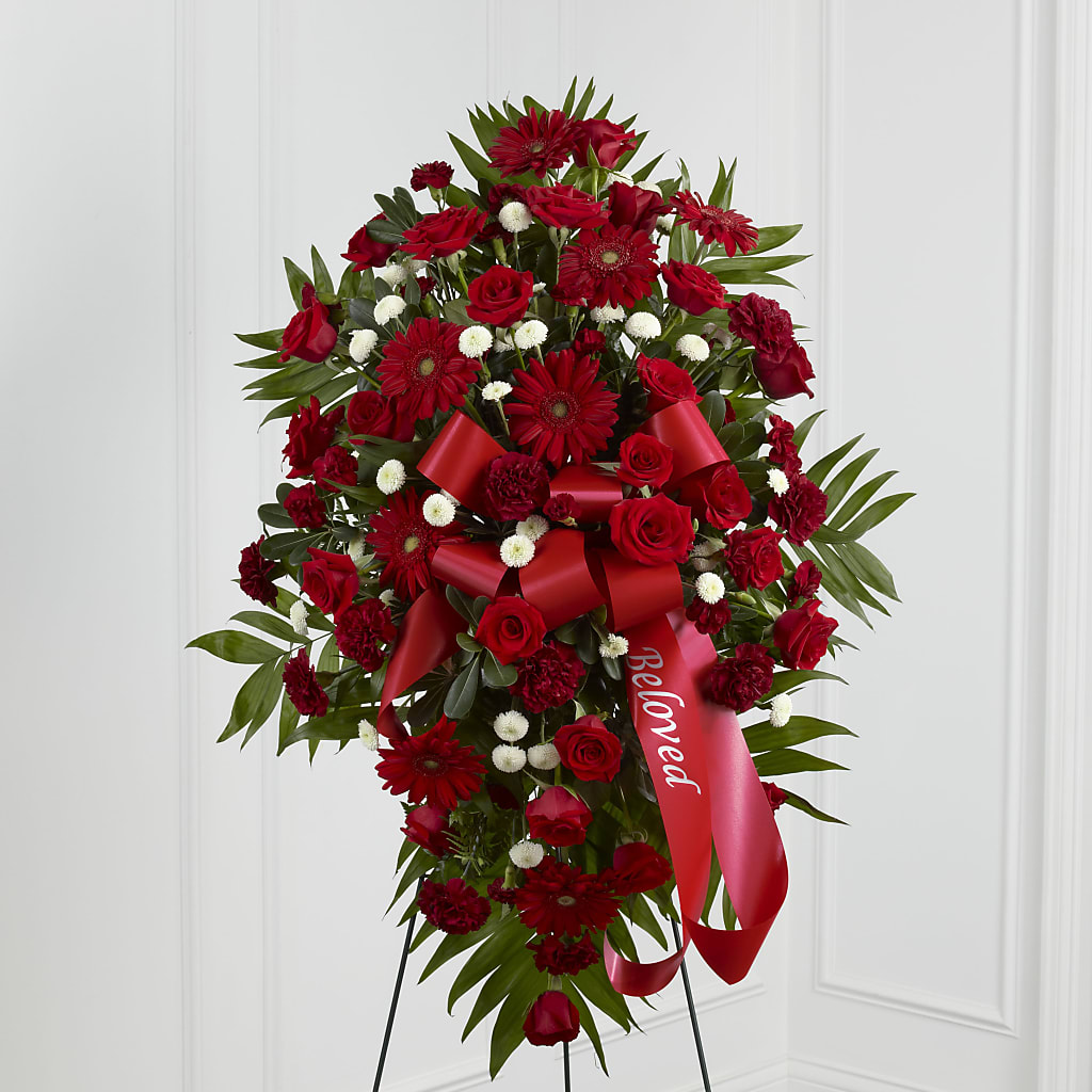Treasured Memories Standing Spray – WILL & DEE'S FLORIST, Florence AL