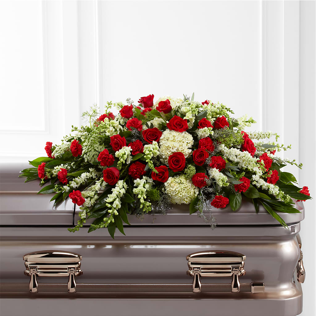 Sincerity Casket Spray – WILL & DEE'S FLORIST, Florence AL