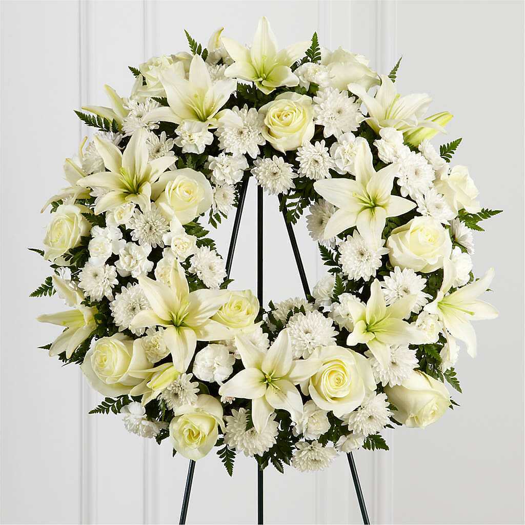Treasured Tribute Wreath – WILL & DEE'S FLORIST, Florence AL