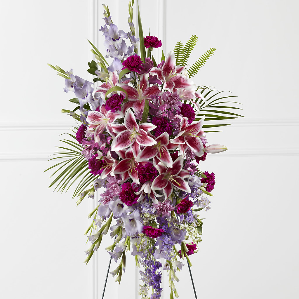 Tender Touch Standing Spray – WILL & DEE'S FLORIST, Florence AL