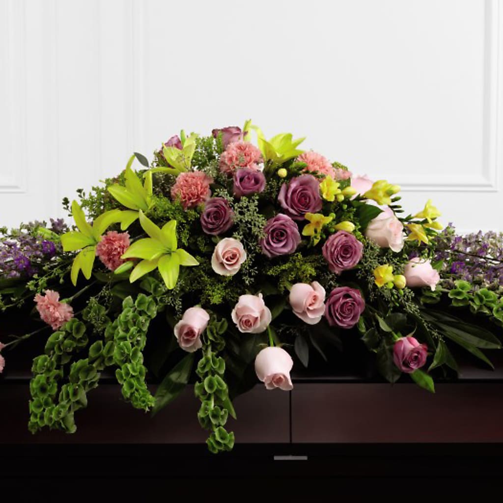 Forever Beloved Casket Spray – WILL & DEE'S FLORIST, Florence AL