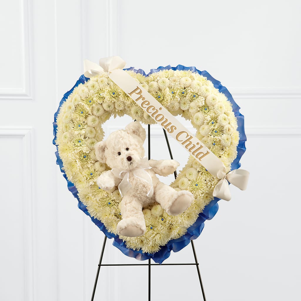 Precious Child Standing Heart – WILL & DEE'S FLORIST, Florence AL