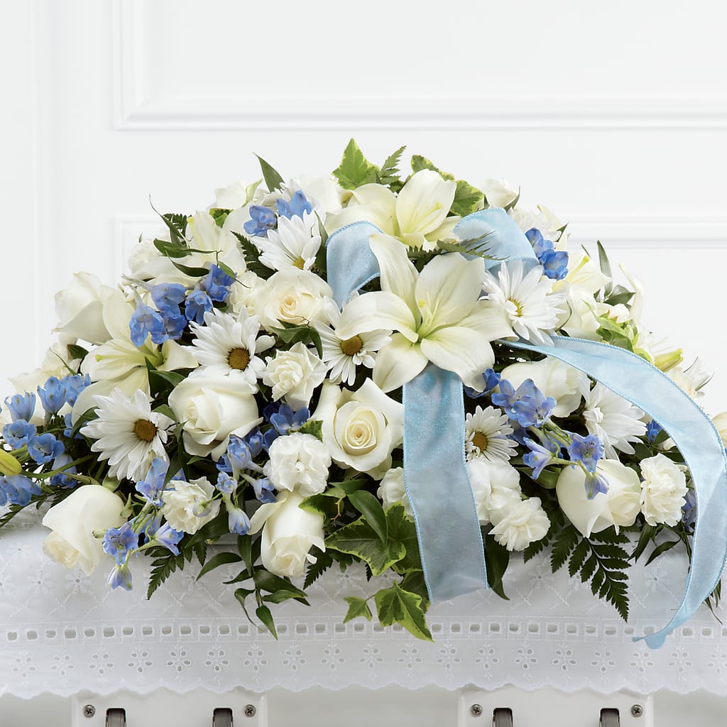 Tender Treasure Casket Spray – WILL & DEE'S FLORIST, Florence AL