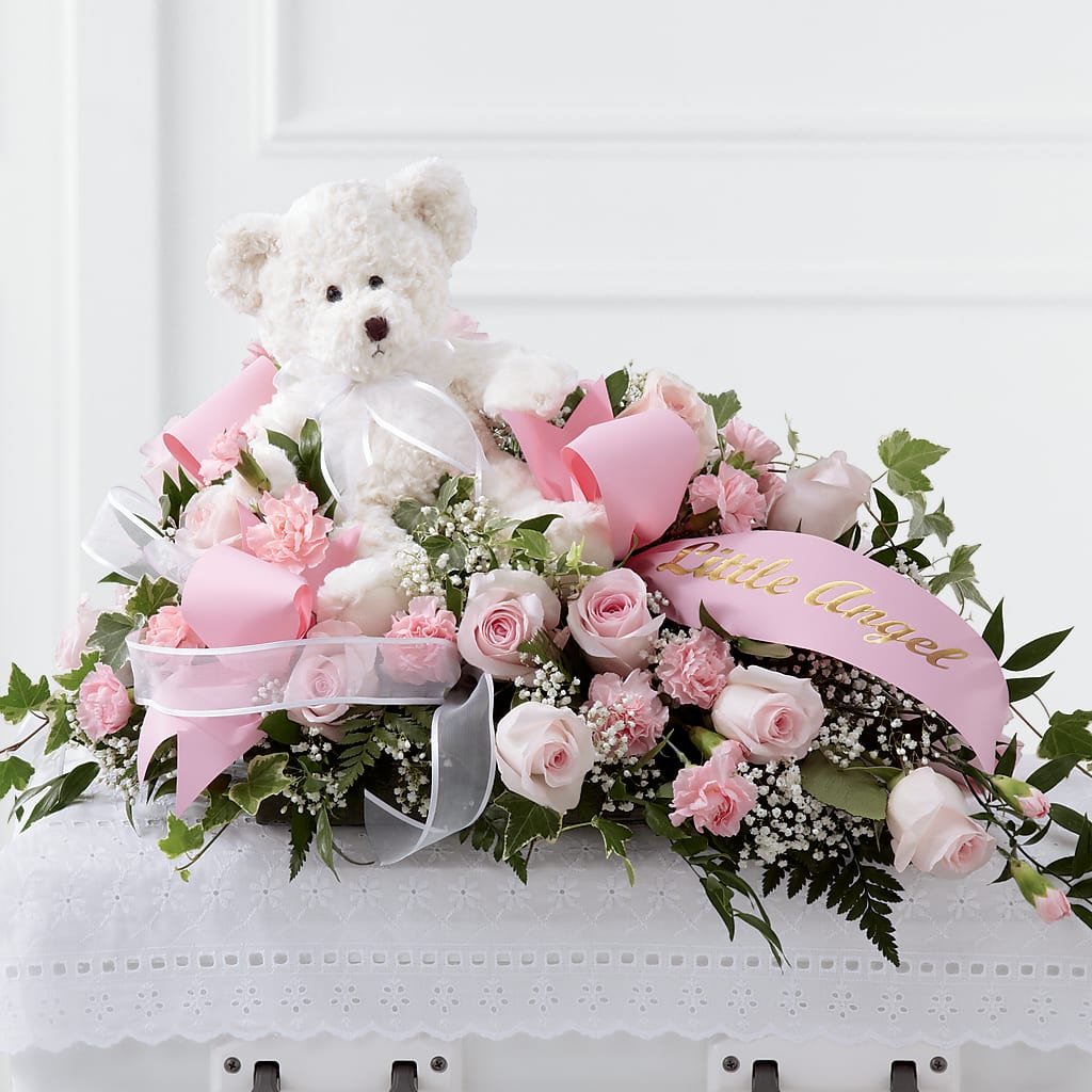 Touch of Sympathy Casket Spray – WILL & DEE'S FLORIST, Florence AL