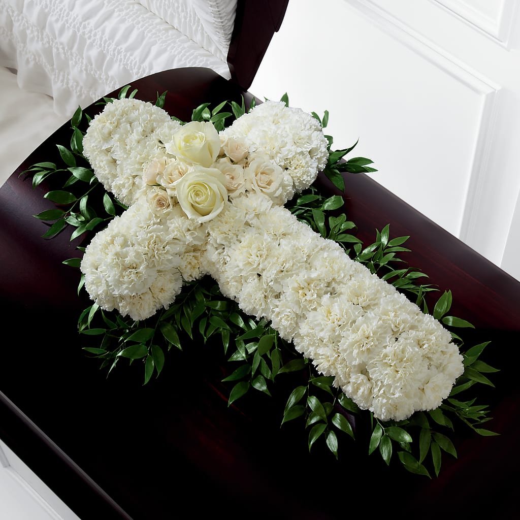 Peaceful Memories Casket Spray (Standard) – WILL & DEE'S FLORIST, Florence AL