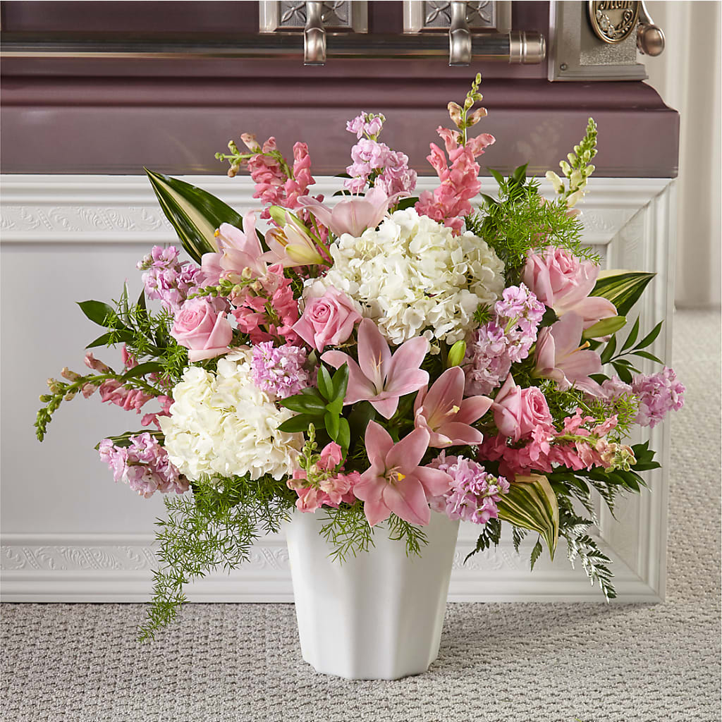 Simply Serene Floor Basket – WILL & DEE'S FLORIST, Florence AL
