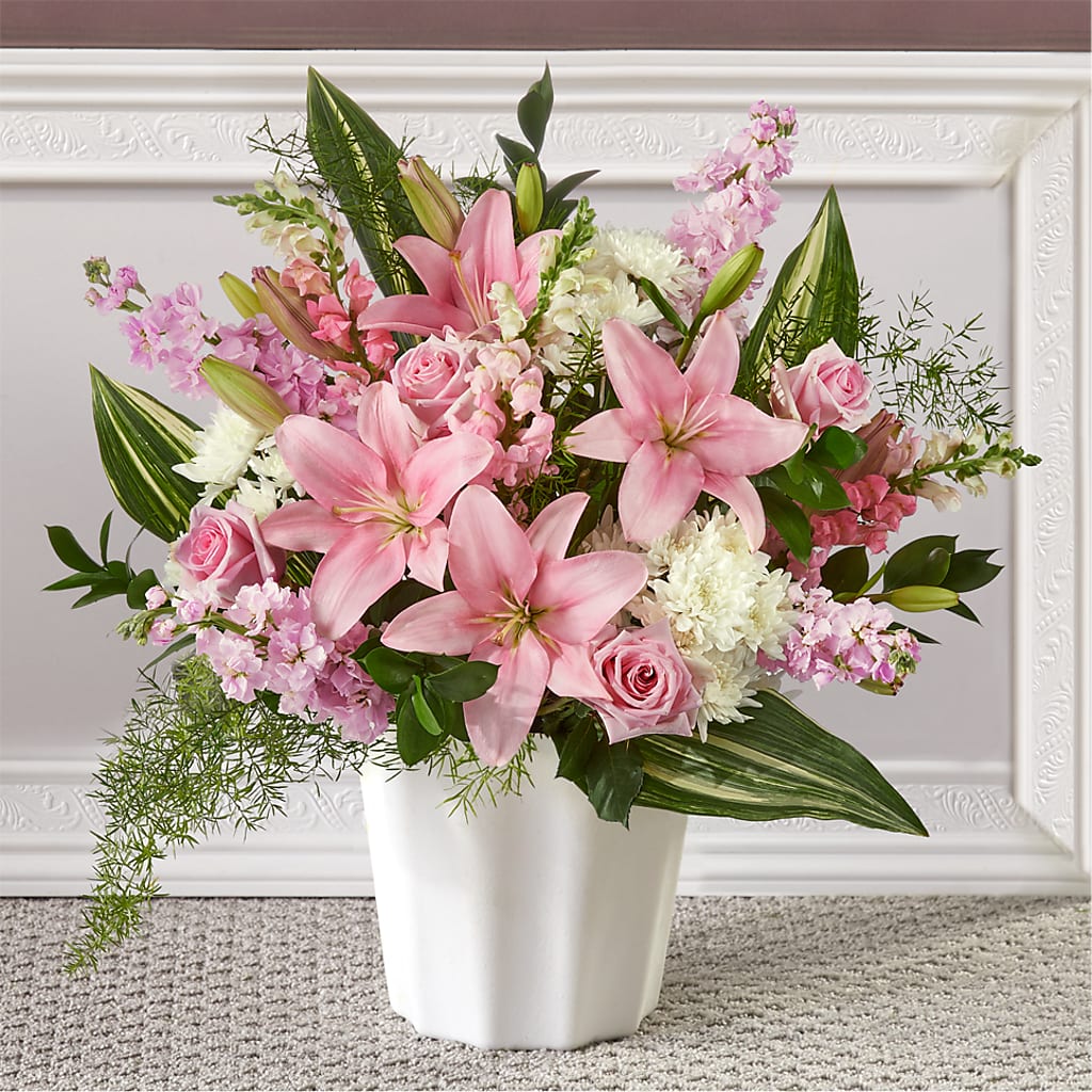 Simply Serene Floor Basket – WILL & DEE'S FLORIST, Florence AL