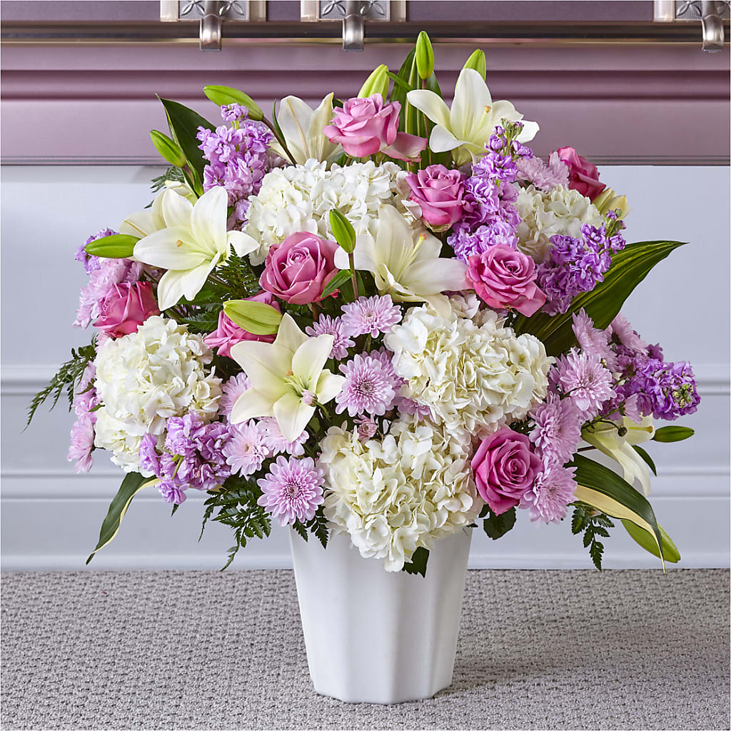 Heaven Sent Floor Basket – WILL & DEE'S FLORIST, Florence AL