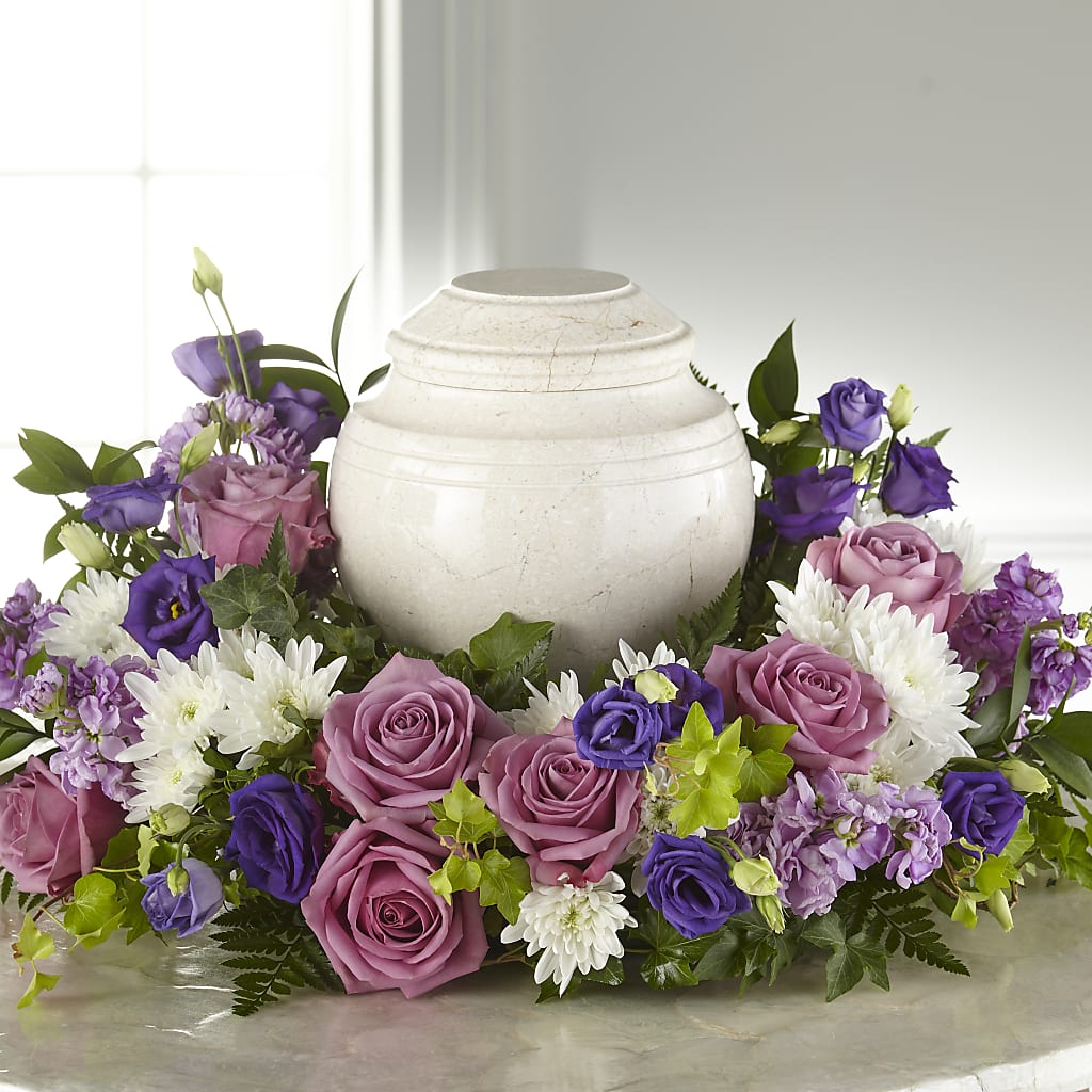 Blooming Sympathy Cremation Adornment – WILL & DEE'S FLORIST, Florence AL