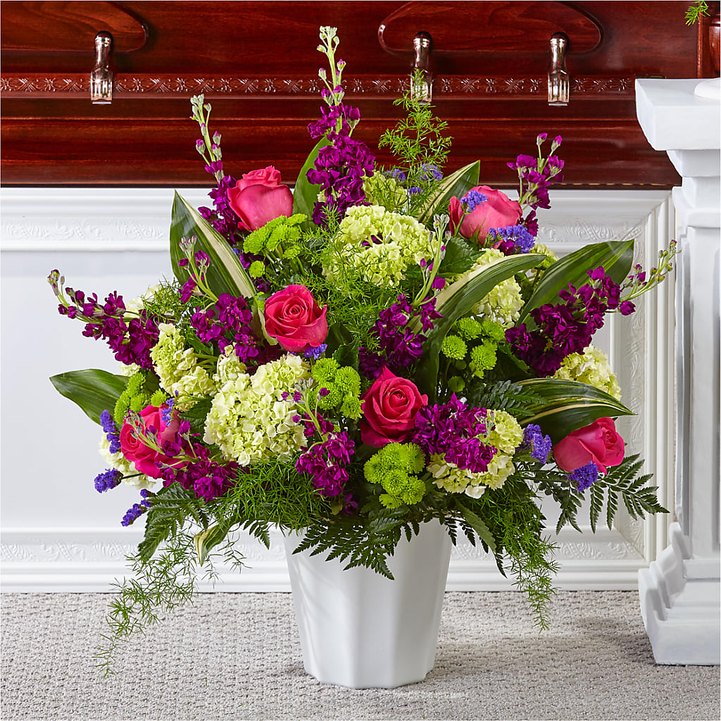 Beautiful Horizons Floor Basket – WILL & DEE'S FLORIST, Florence AL