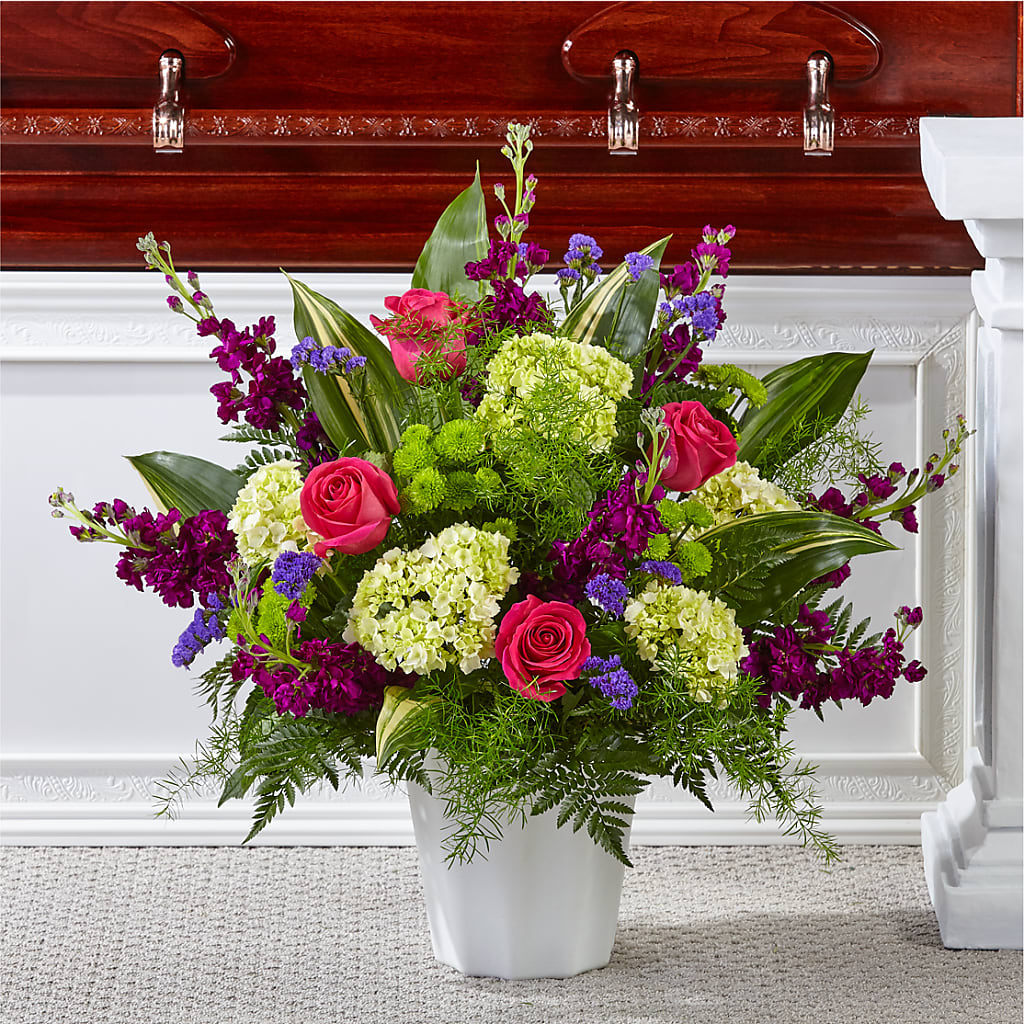 Beautiful Horizons Floor Basket – WILL & DEE'S FLORIST, Florence AL