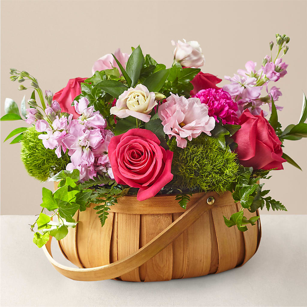 Radiance in Bloom Basket – WILL & DEE'S FLORIST, Florence AL