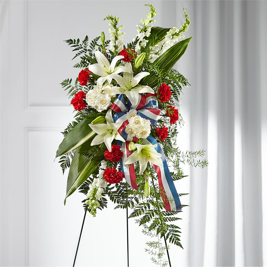 Stars of Life Standing Spray – WILL & DEE'S FLORIST, Florence AL