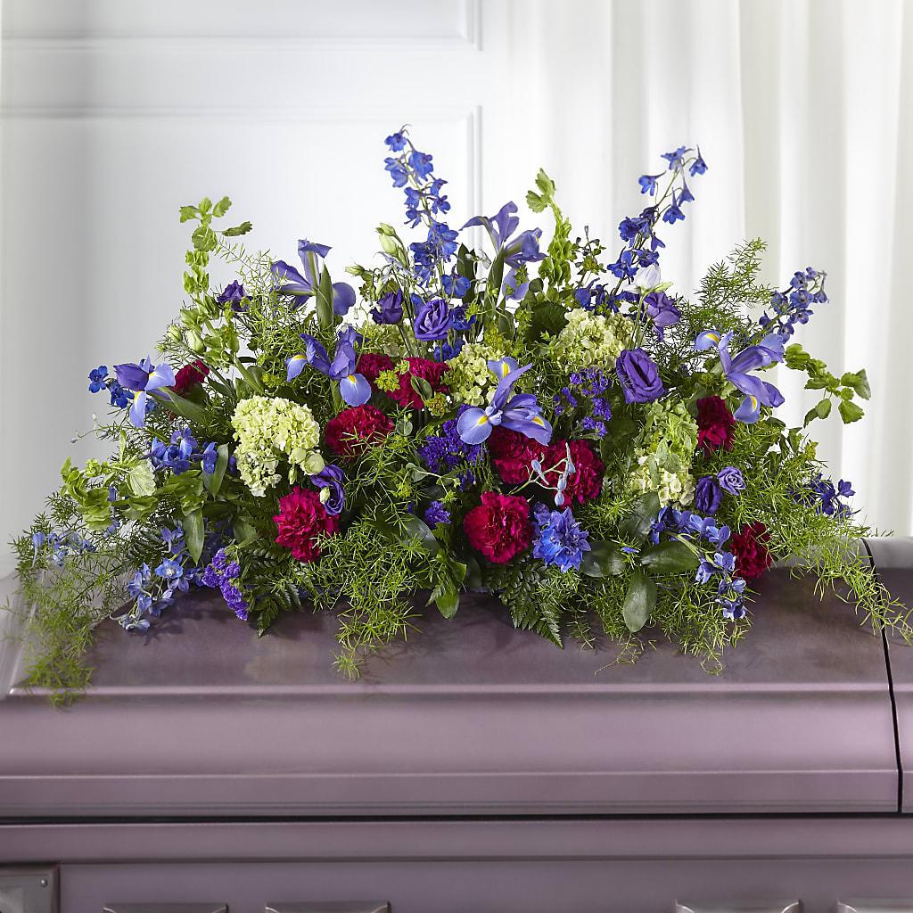 Always Treasured Casket Spray – WILL & DEE'S FLORIST, Florence AL