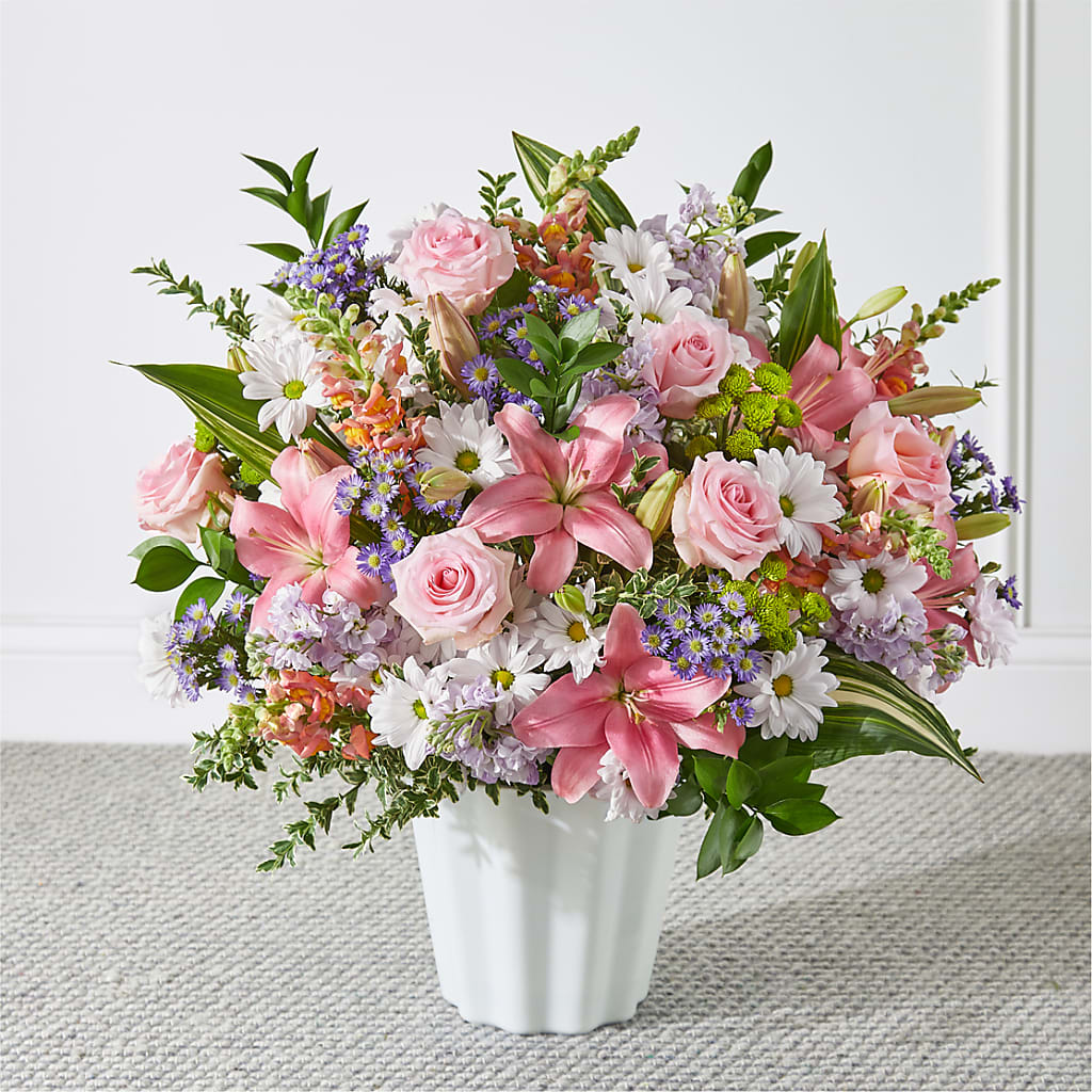 Abundant Compassion Floor Basket – WILL & DEE'S FLORIST, Florence AL