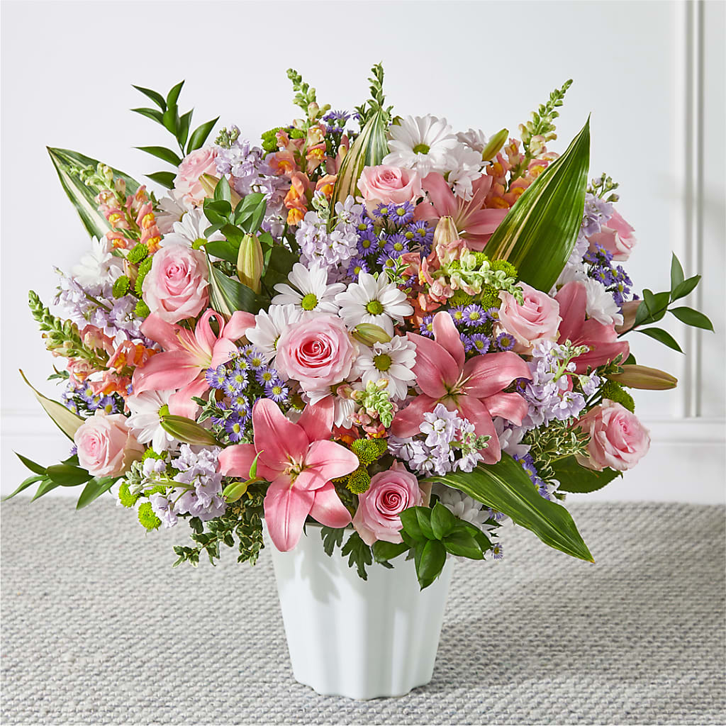 Abundant Compassion Floor Basket – WILL & DEE'S FLORIST, Florence AL