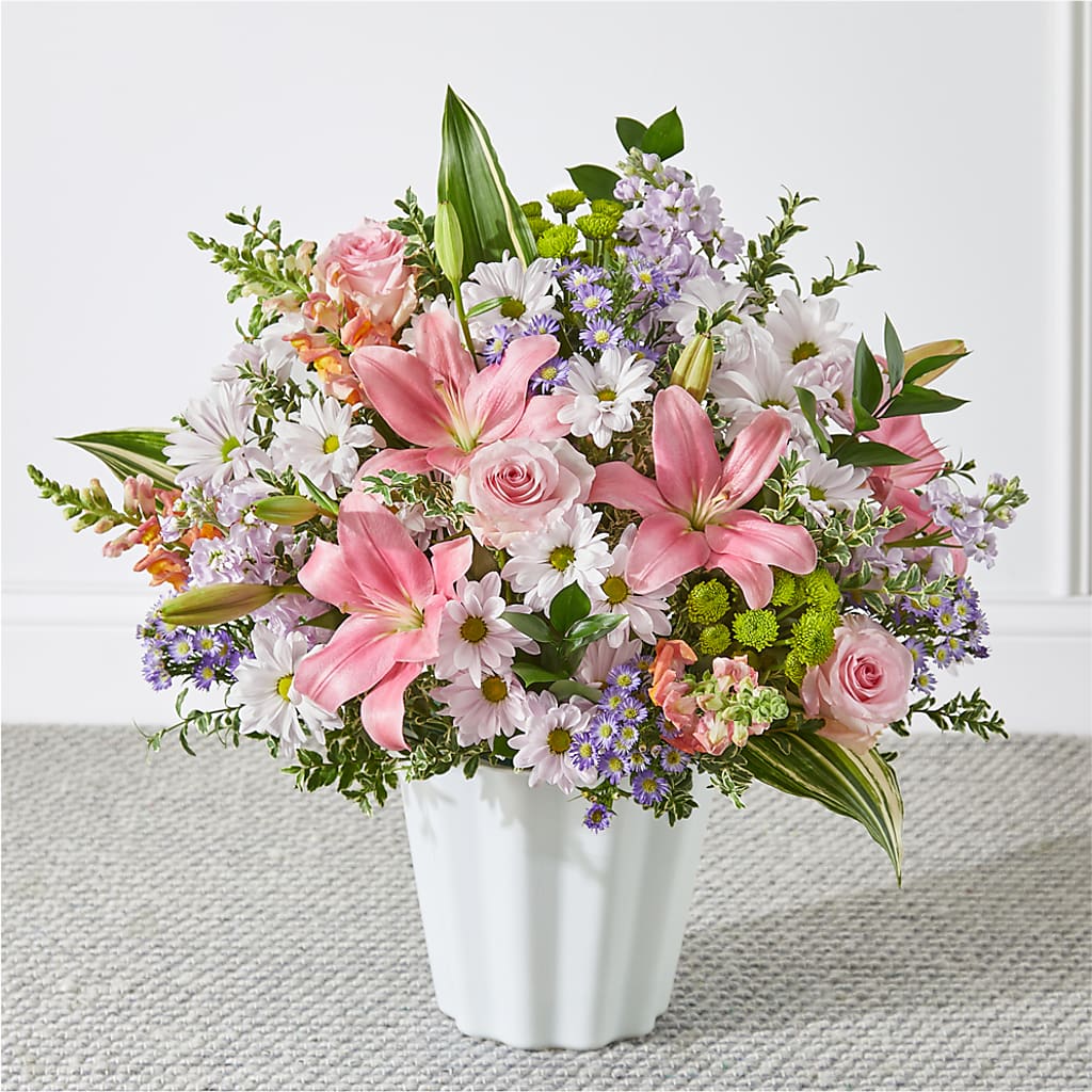 Abundant Compassion Floor Basket – WILL & DEE'S FLORIST, Florence AL
