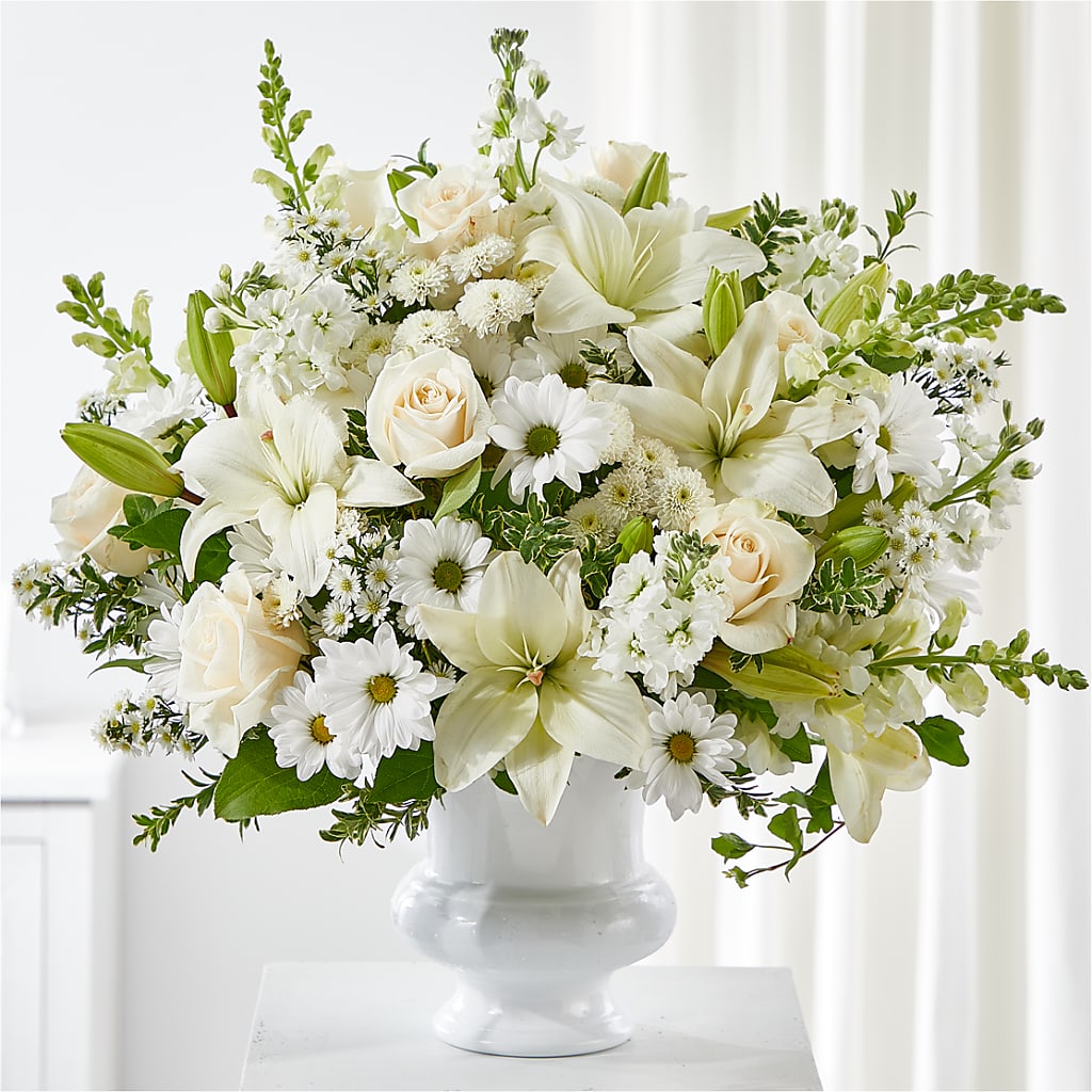 Uplifting Urn Arrangement – WILL & DEE'S FLORIST, Florence AL