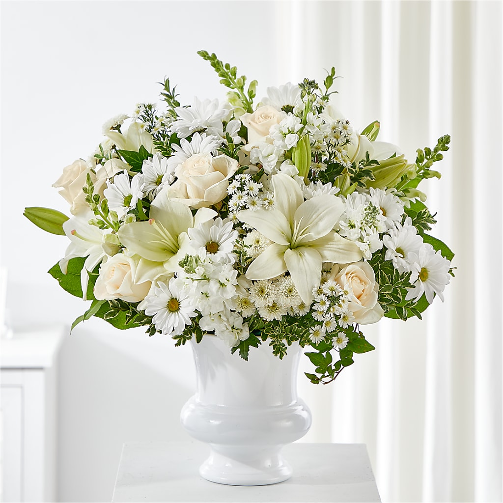 Uplifting Urn Arrangement – WILL & DEE'S FLORIST, Florence AL