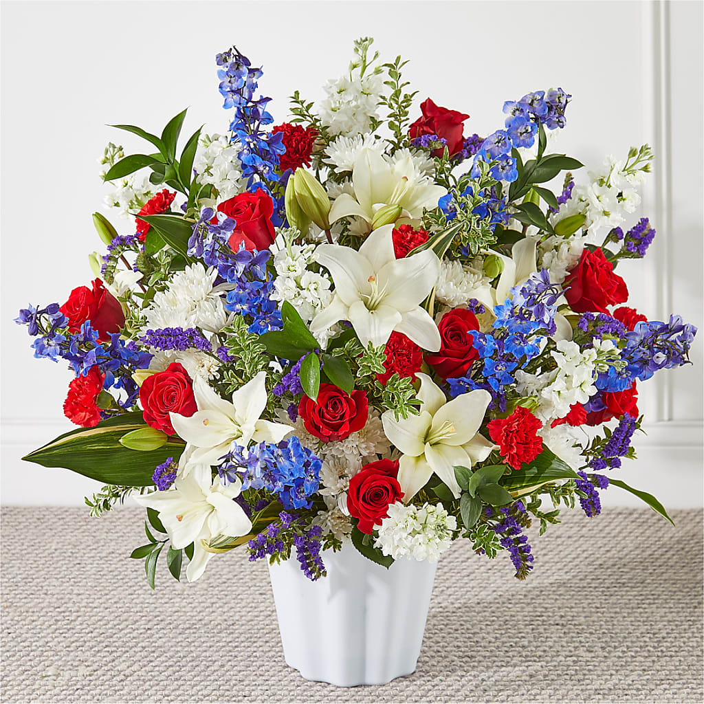 Consoled Floor Basket – WILL & DEE'S FLORIST, Florence AL