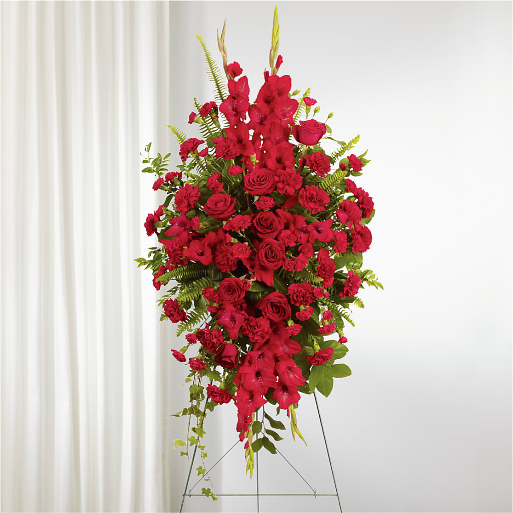 From the Heart Standing Spray – WILL & DEE'S FLORIST, Florence AL
