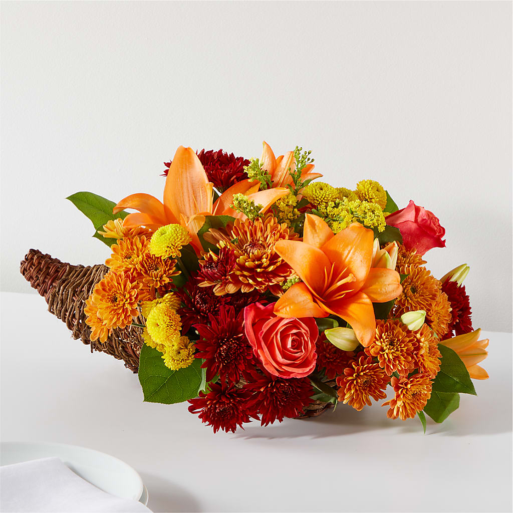 Bouquet of Blessings Cornucopia – WILL & DEE'S FLORIST, Florence AL