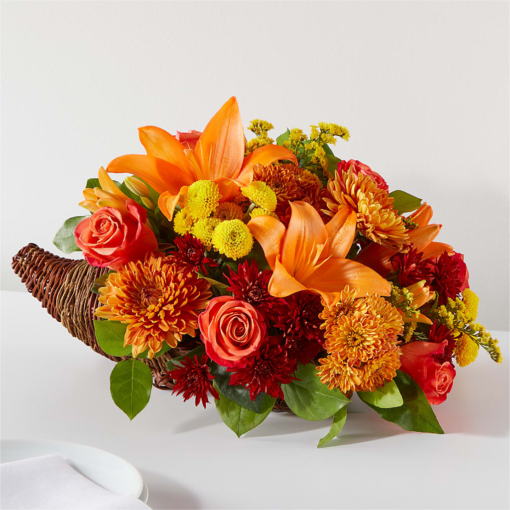 Bouquet of Blessings Cornucopia – WILL & DEE'S FLORIST, Florence AL