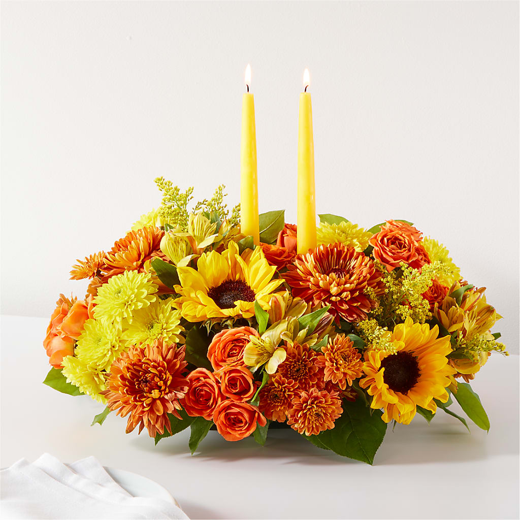 Autumn Harmony Centerpiece – WILL & DEE'S FLORIST, Florence AL