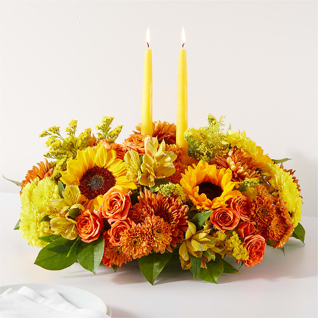Autumn Harmony Centerpiece – WILL & DEE'S FLORIST, Florence AL