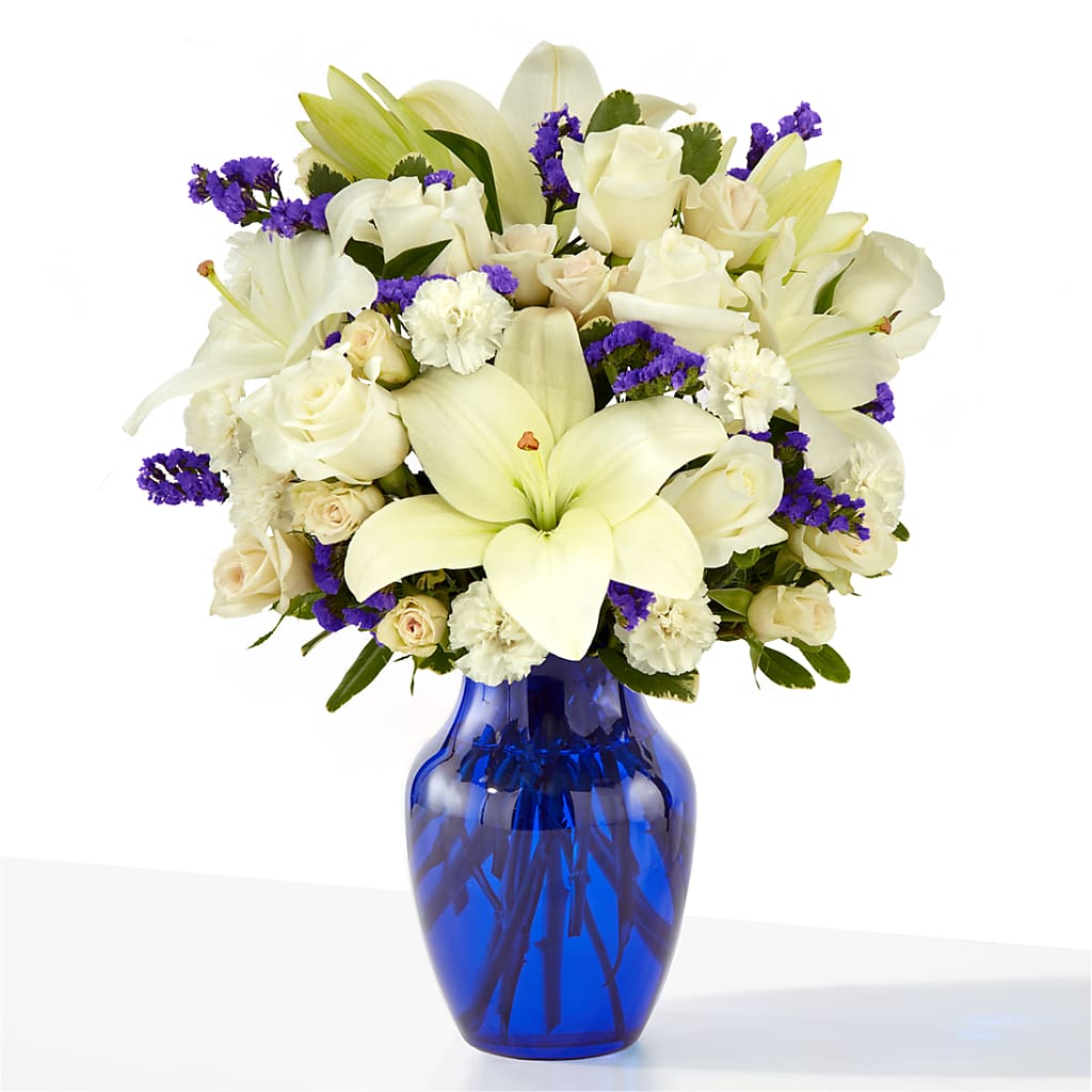 Sapphire Rush Bouquet – WILL & DEE'S FLORIST, Florence AL