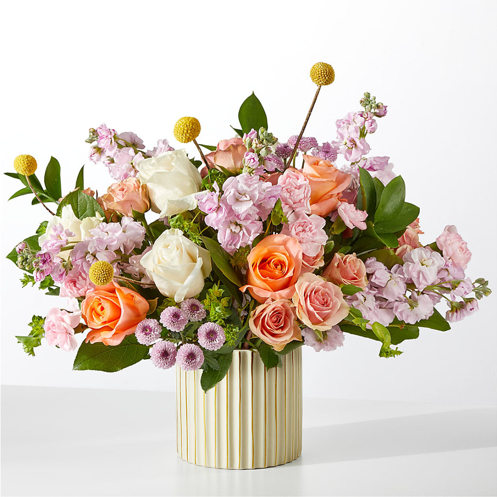 French Market Bouquet with Ivory Vase – WILL & DEE'S FLORIST, Florence AL