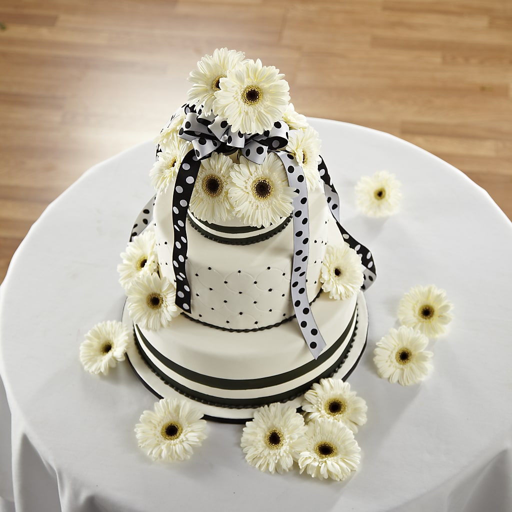 Simple Sophistication Cake Décor – WILL & DEE'S FLORIST, Florence AL