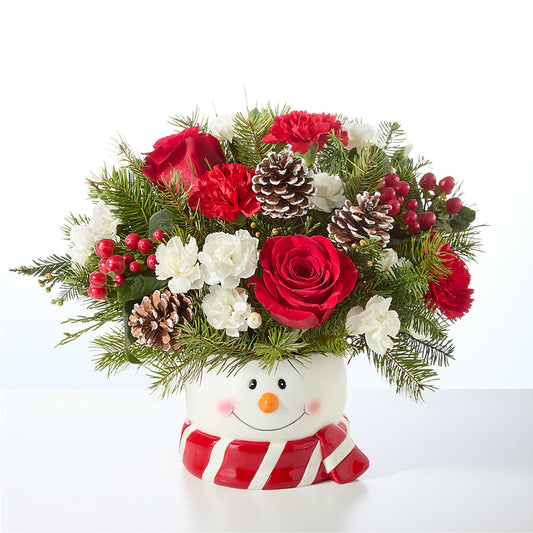 Jolly Snowman Bouquet – WILL & DEE'S FLORIST, Florence AL