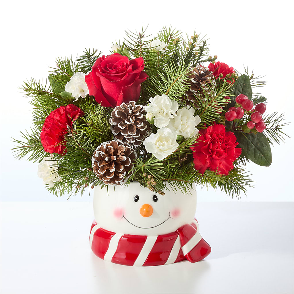 Jolly Snowman Bouquet – WILL & DEE'S FLORIST, Florence AL