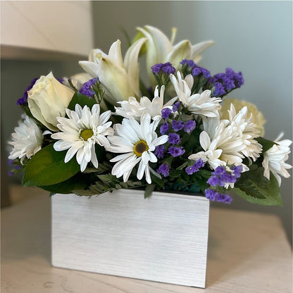 Beyond Blue Box Bouquet – WILL & DEE'S FLORIST, Florence AL