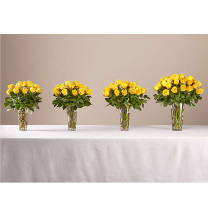 Long Stem Yellow Rose Bouquet – WILL & DEE'S FLORIST, Florence AL