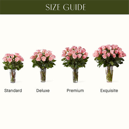 Long Stem Pink Rose Bouquet – WILL & DEE'S FLORIST, Florence AL