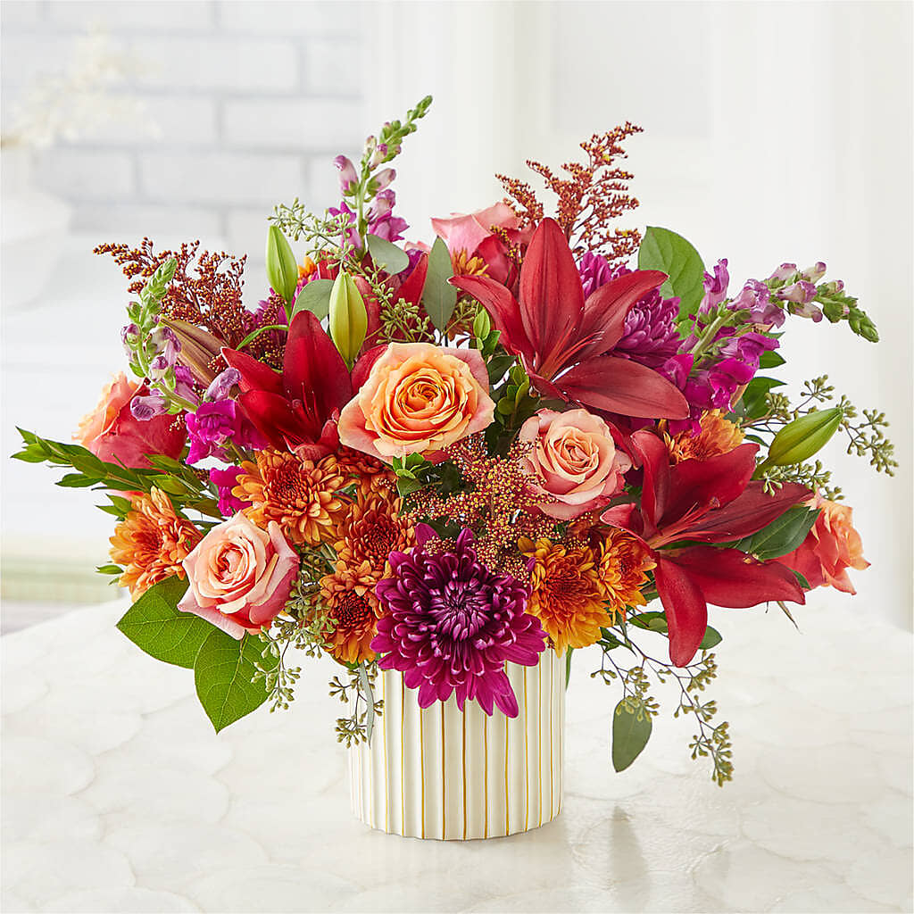 Burgundy Landscape Bouquet – WILL & DEE'S FLORIST, Florence AL