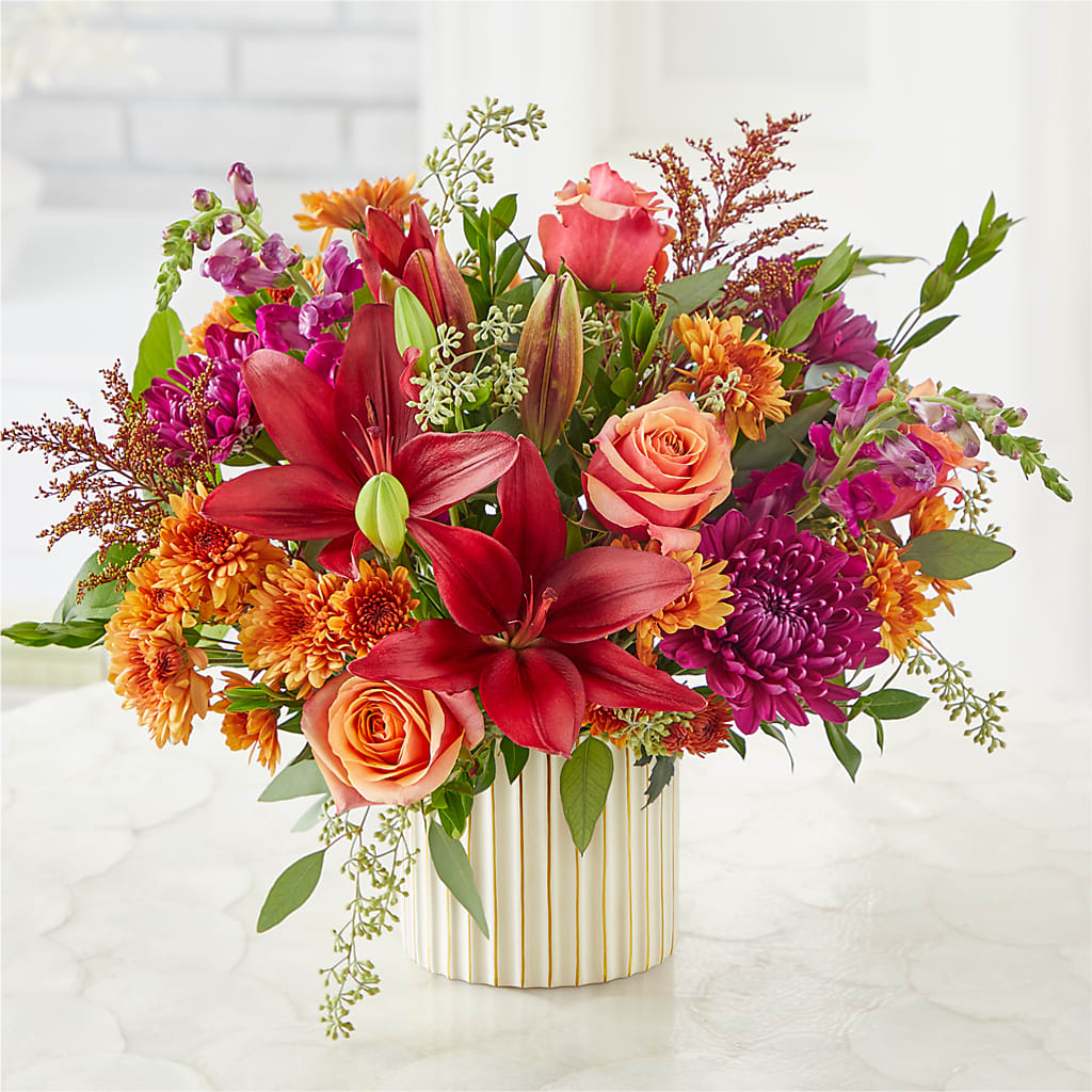 Burgundy Landscape Bouquet – WILL & DEE'S FLORIST, Florence AL